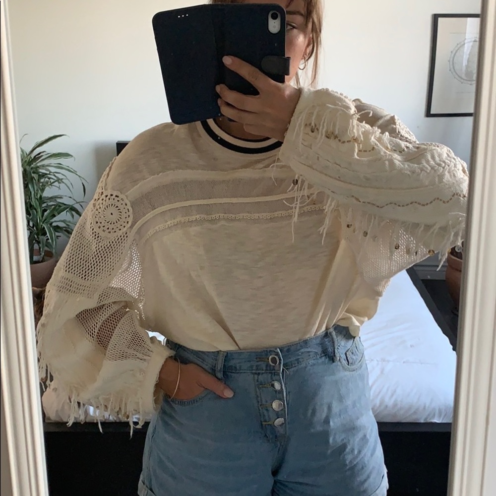 Free People Crochet Top